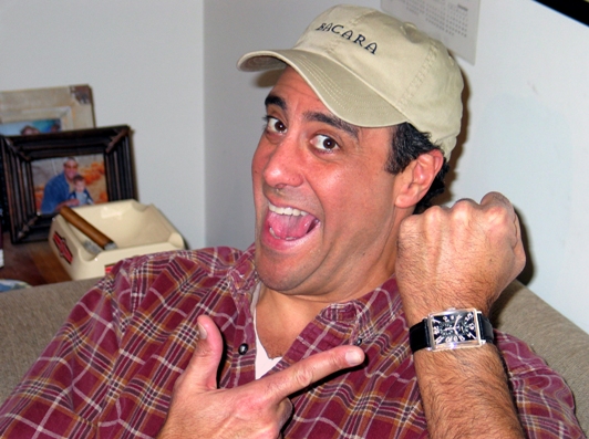 Brad Garrett of Everybody Loves Raymond Wearing a Watch from the Gevril Avenue of the Americas Collection